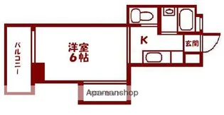 さかいコーポ【4階】の間取り