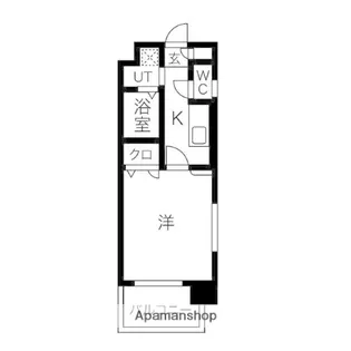 エンクレスト薬院【4階】の間取り