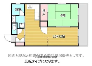 ハイム寺塚【6階】の間取り