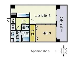 レークサイドSK【3階】の間取り