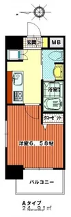 ステイツ姪浜駅前【6階】の間取り