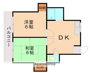 プレスト田島2【3階】の間取り