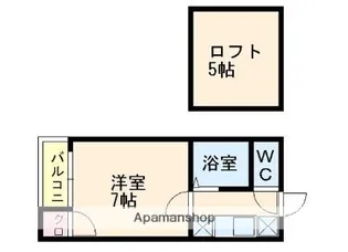 Lソワール田島【1階】の間取り