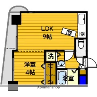 エレガンス長尾【4階】の間取り