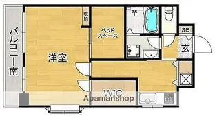 ニューライフ大濠【5階】の間取り