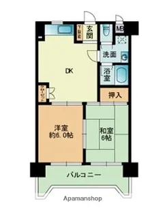 アイレックス南天神【7階】の間取り