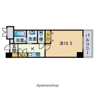 メープル博多倶楽部【5階】の間取り
