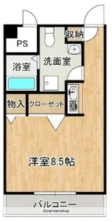 パークアヴェニュー22【6階】の間取り