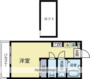 オークヴィラメゾン室見【2階】の間取り