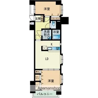 マジェスティ平尾【5階】の間取り