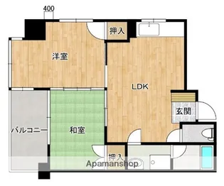 多賀ビル【4階】の間取り