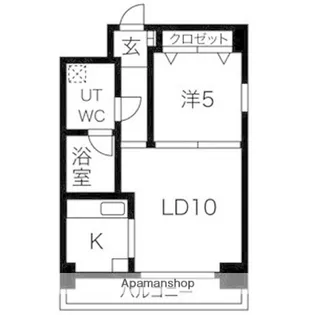 ALLOGGIO54【4階】の間取り