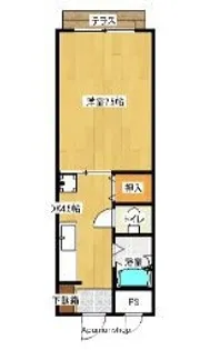 フォルム姪の浜Ⅱ【1階】の間取り