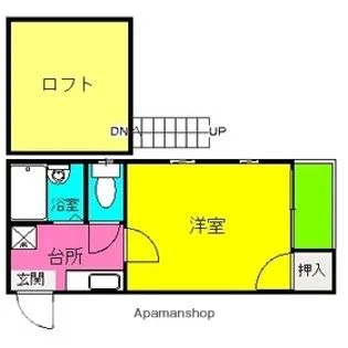 ハンブラ鳥飼【2階】の間取り