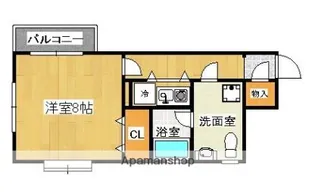 パルム高取【4階】の間取り