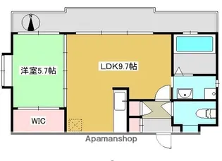 ルミエール百道【2階】の間取り