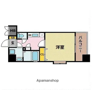 サヴォイ ジ・アトリウム【10階】の間取り