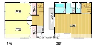 グロリアス千里D棟【1階】の間取り