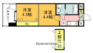 №48 PROJECT2100博多【15階】の間取り