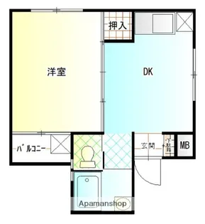 セントラルステイツ【4階】の間取り