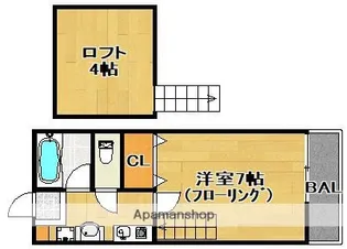 イマージュ松原【2階】の間取り