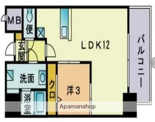 Maizuru bay mid square【4階】の間取り