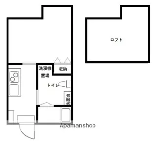 チェルカーレ清水【1階】の間取り