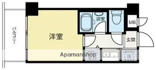 ピュアドーム日赤通り【4階】の間取り