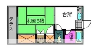 第2コーポ和【1階】の間取り