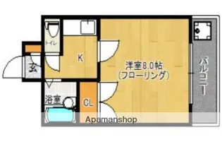 アイシーマンション【2階】の間取り