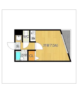 オリンダビレッジⅢ【4階】の間取り