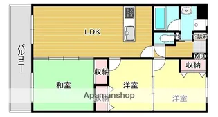 エミネント西新【7階】の間取り