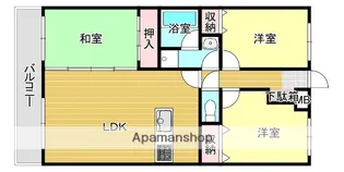 エミネント西新【2階】の間取り