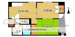 ジュネスコート岩見【3階】の間取り