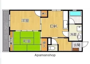 コアロードマルスギ【6階】の間取り