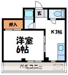 平戸屋ビル【3階】の間取り