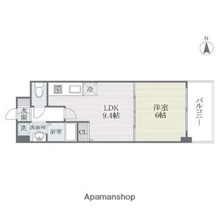 福岡県福岡市博多区博多駅南1丁目【マンション】の間取り