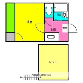 アクアフレスカ六本松【2階】の間取り