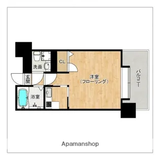 エステートモア平尾パージュ【9階】の間取り