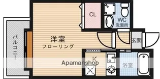 エステートモア平尾パージュ【4階】の間取り