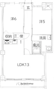 法城ビル【5階】の間取り