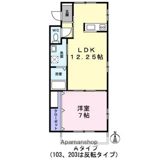 ジュノーⅢ【1階】の間取り
