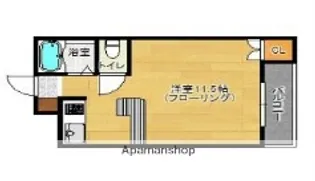 フォレスト鳥飼【3階】の間取り