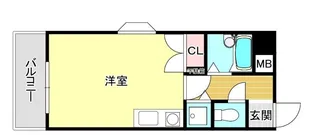 クレアトール百道【4階】の間取り