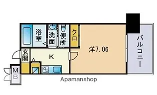 サヴォイザ・ブルネット【11階】の間取り