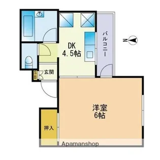 福岡県福岡市早良区藤崎1丁目【マンション】の間取り