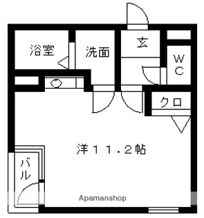 コートヴィラ・サヌイ【3階】の間取り