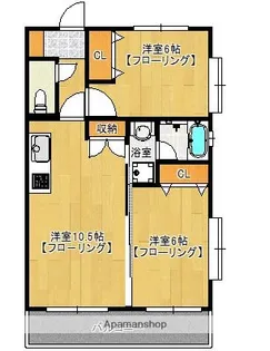 バルザックコロニー【2階】の間取り