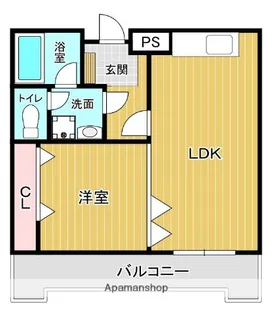 クリエイト西公園【3階】の間取り