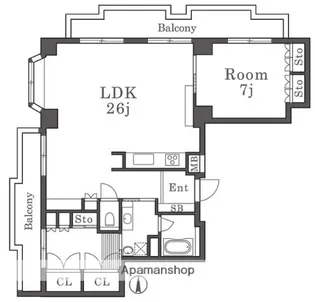 KM原田ビル【5階】の間取り